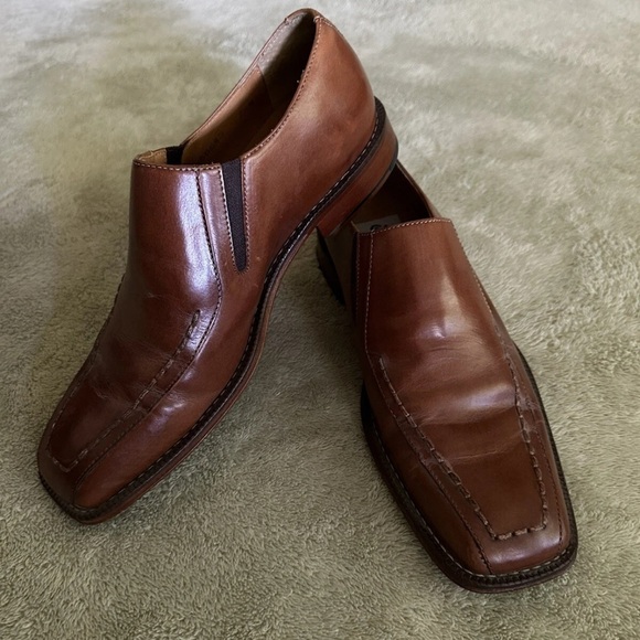 Carlo Morandi Other - Carlo Morandi Men's Leather Dress Shoes Size 7.5 Very Nice